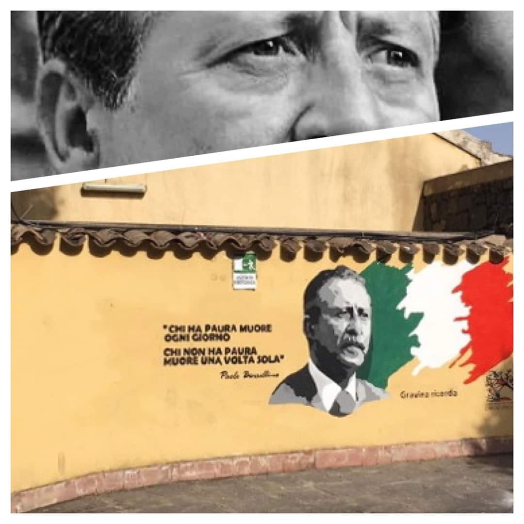 A Gravina si commemora Paolo Borsellino