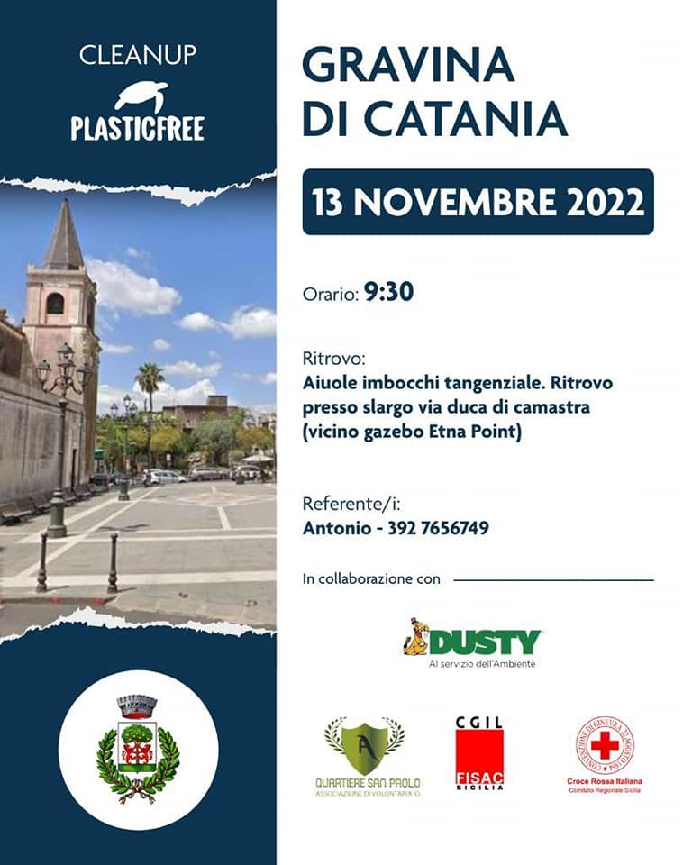 Evento Plasticfree - Pulizia delle aiuole nei pressi della Tangenziale