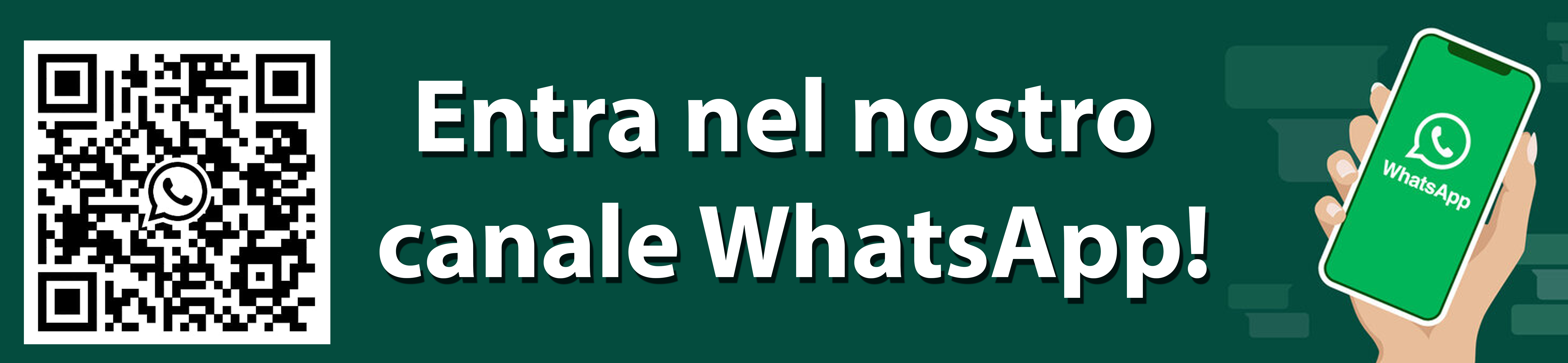 Entra nel nostro canale WhatsApp!