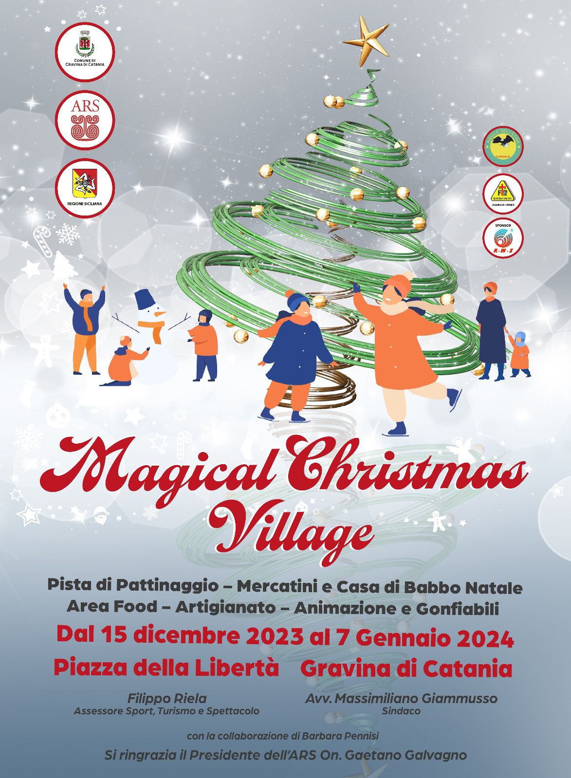 A Gravina il Magical Christmas Village dal 15 dicembre al 7 gennaio. 